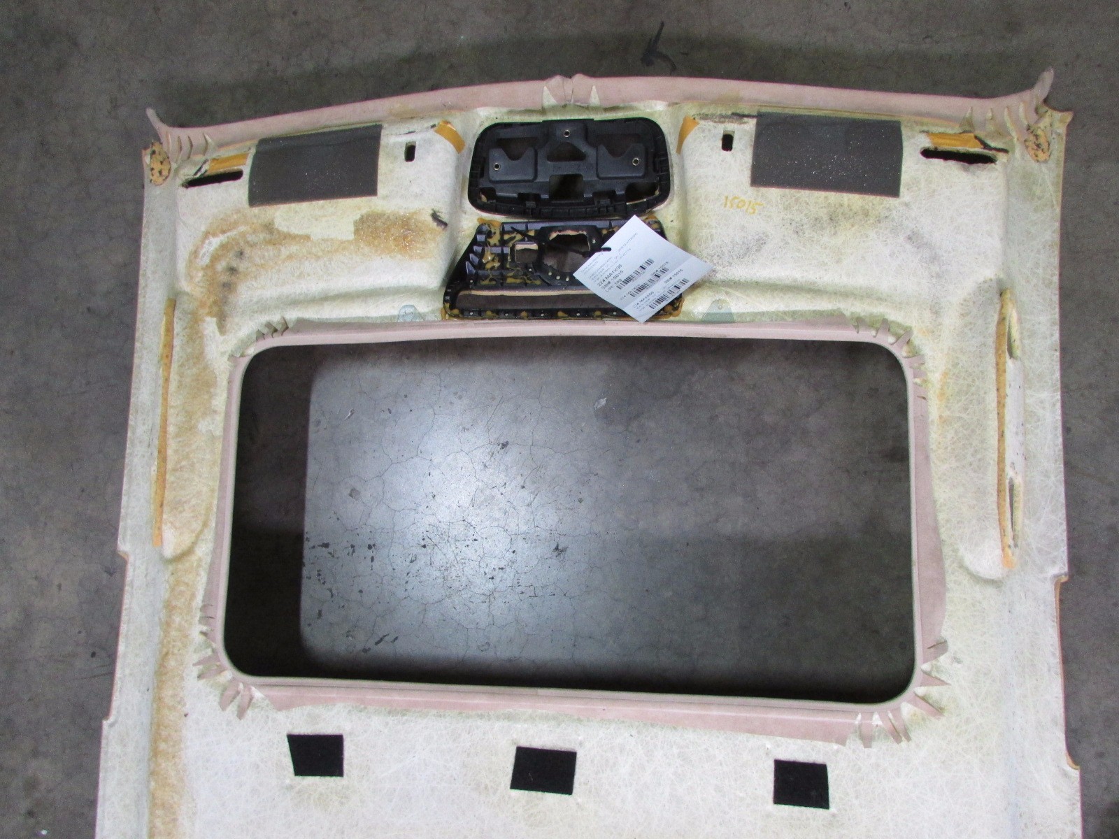 Maserati Quattroporte, Sun Roof Headliner, Alcantera, Beige, P/N 981422714