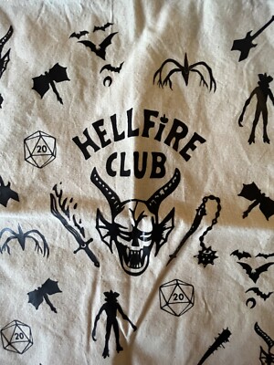 Official Stranger Things Hellfire Club Logo Tote Bag - Shopping Bag