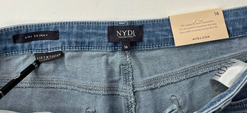 NYDJ Damen Größe 16 Ami Skinny Lift Tuck Skinny Jeans 36""B x 28"" Innennaht NEU Neu mit Etikett - Bild 6 von 12