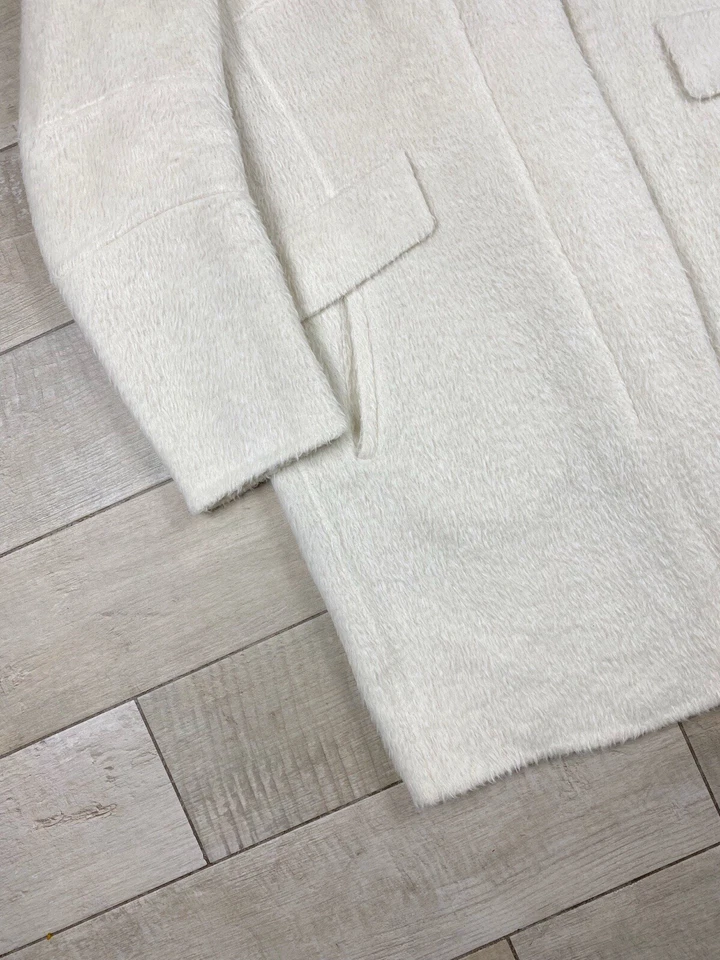 Akris Switzerland Alpaca Wool Size 8-10 Coat Hoodie - Image 3 of 4