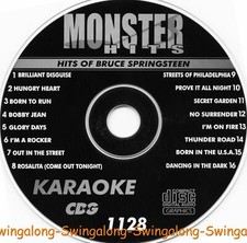 Karaoke MONSTER HITS 1128 Hits Of Bruce Springsteen CD G NEW