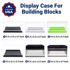 3/4 Steps Building Blocks Acrylic Display Case for Minifigures Box Dustproof US