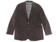 Brooks Brothers Regent Fit Brown Corduroy Patch Pocket Blazer Cotton Stretch 48L