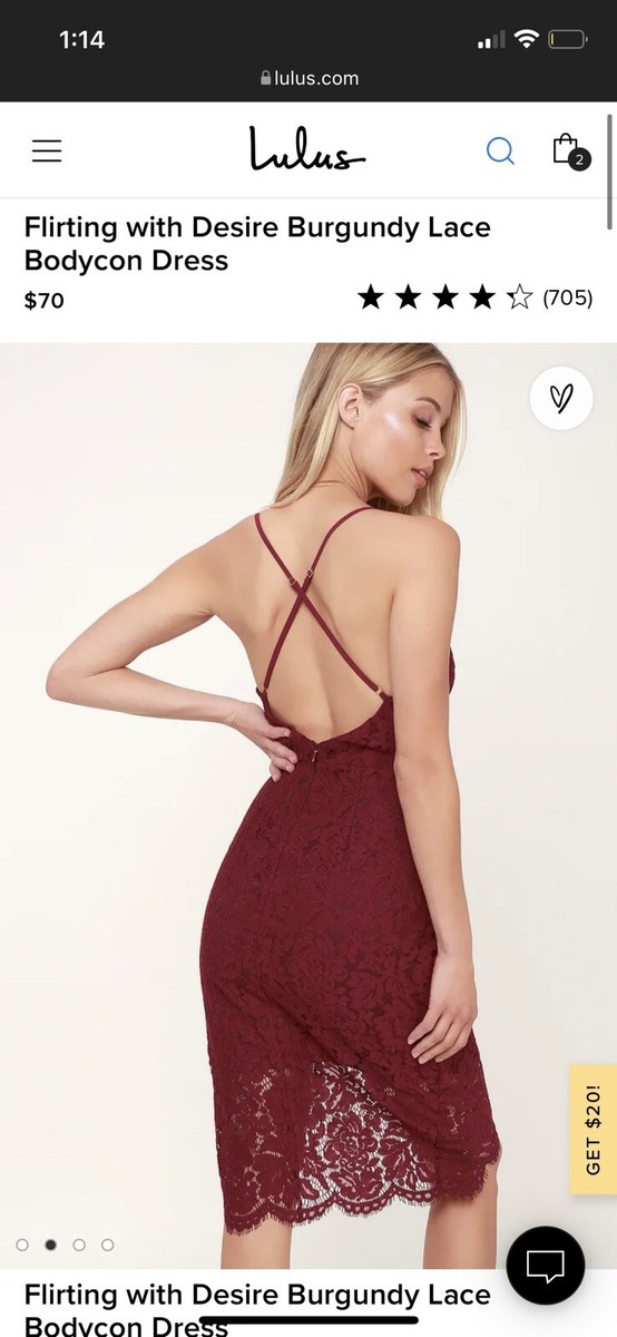 Lulus Bodycon Lace Dress