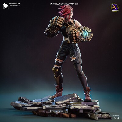 Vi   Arcane League of Legends 1:8 Scale Statue | 3D Printed & Hand-Painted 230mm