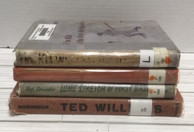 Lot of 4 Vtg Children s Baseball Stories Books Matt Christopher , Ted Williams