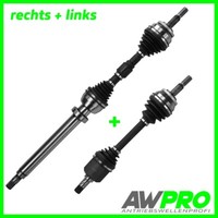 2 X Antriebswellen FÜR Volvo S40 I V40 1.9 D Vorne Links Rechts Schaltgetriebe