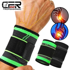 Sports Hand Wrist Support Carpal Tunnel Brace Arthritis Sprain Wrap Right Left