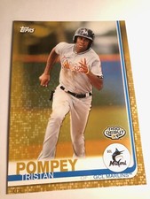 2019 Topps Pro Debut Jumbo 5x7 Tristan Pompey Marlins 174 02/10