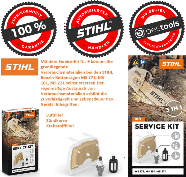 Stihl Service Kit Nr.9 FüR Stihl Ms 171 Ms 181 Ms 211 MS171/181/211⭐⭐⭐⭐-image