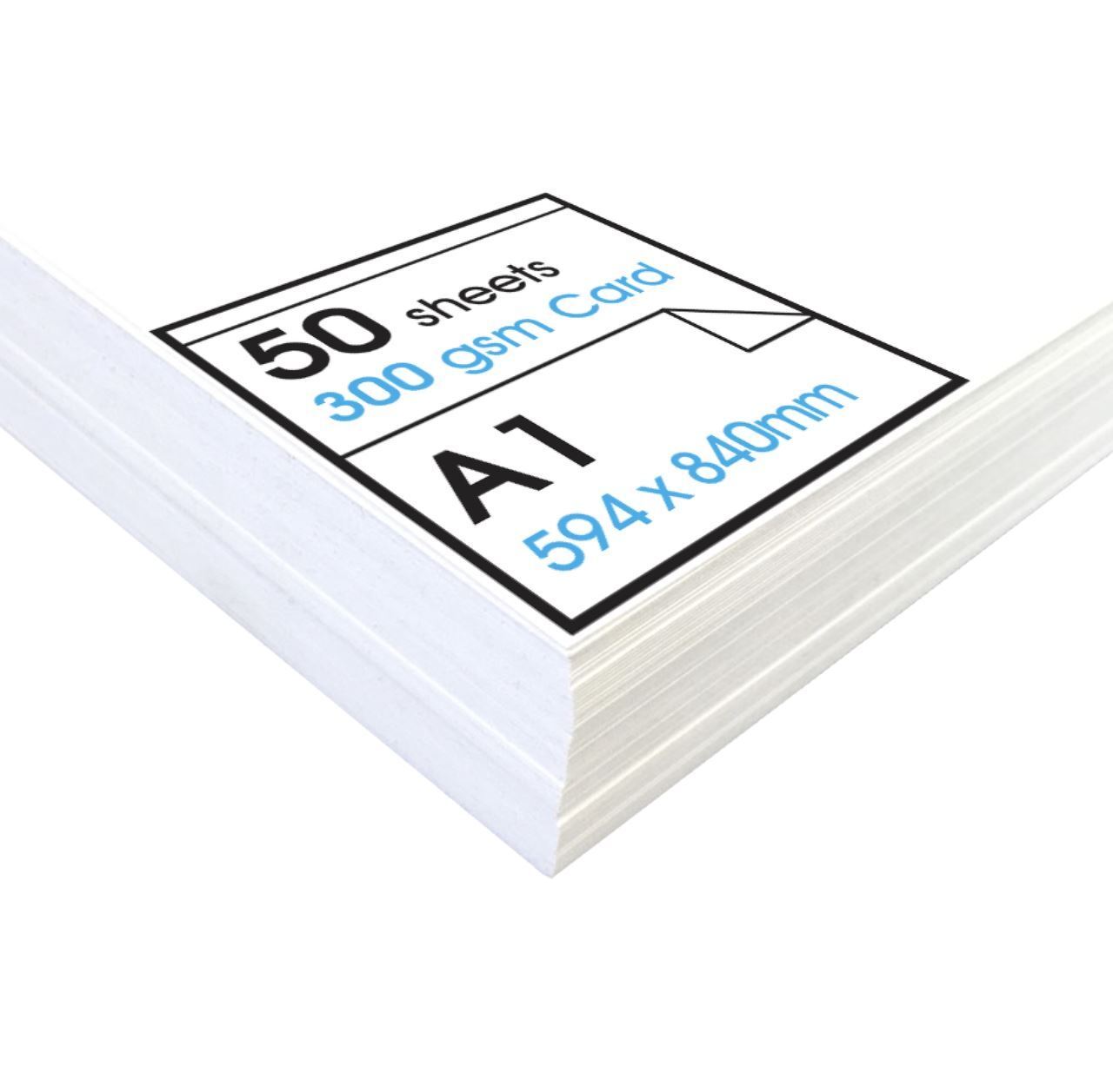 Protectafile Artwayy STUDIO 300gsm White Card - A3, A2 & A1 Pack