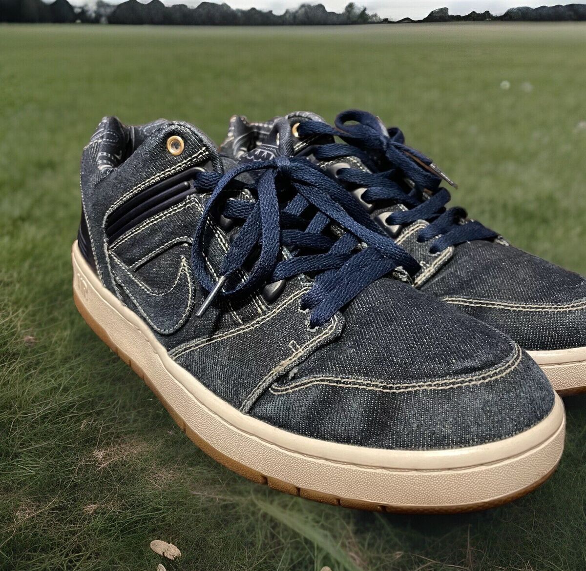 Nike SB Air Force II Low QS Denim East West Tupac Mens 12 US Nike SB Air Force II Low QS Denim East West Tupac Mens 12 US
