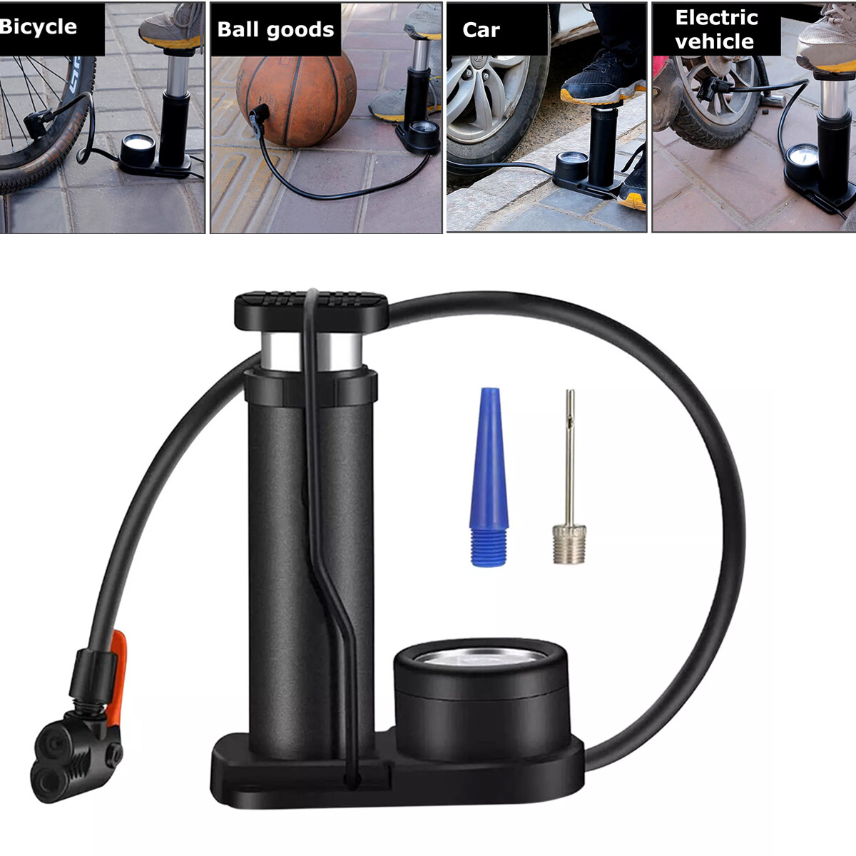 electric air pump for bicycle ROCKBROS AS1 Pro Mini Pump The tinest electric bike pump in the world Limited Time Offer - Portable