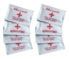 70% Alcohol Surface Cleaning Cleansing Hand Moist Wipes (Pack of 20)