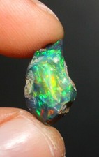 Schwarzopal grob, lose schwarze Opal, roher schwarzer Opal Edelstein Kristall...
