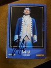 Jin Ha Custom Signed Card - Played Aaron Burr In Hamilton