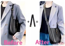 Leather Crossbody Replacement Extension Strap For YSL LE 5 A 7 HOBO Bag Adjust*