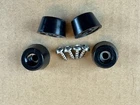 4 New FEET & hardware for Vintage Fisher Scott Tube Amplifiers Foot Parts