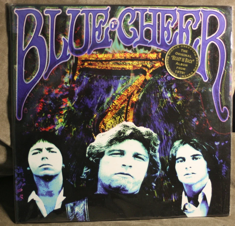 BLUE CHEER '7'(Beast is Back) Ltd.#'d Ed. 69/500 Blue Marble Vinyl LP-1979-2012 - Image 2 of 4
