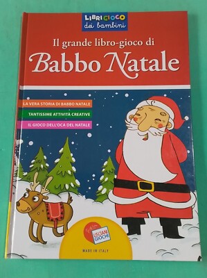IL GRANDE LIBRO-GIOCO DI BABBO NATALE- LISCIANI GIOCHI- LIBRIGIOCO DEI BAMBINI 