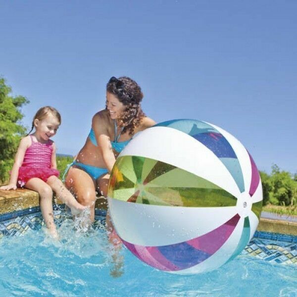 Pelota de Playa Gigante Intex 42" Inflable Último Diseño Jumbo Ball - 107cm