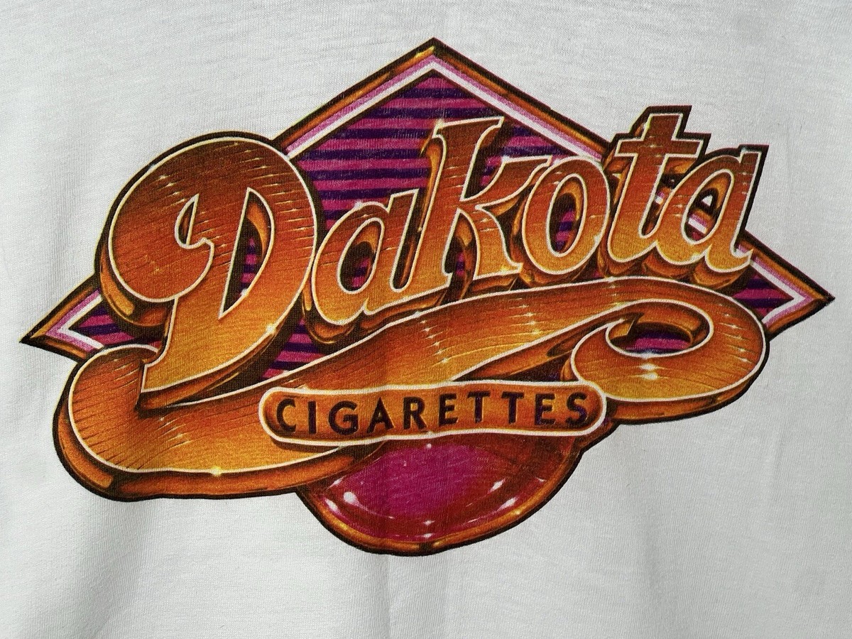 Vintage Dakota Cigarettes Shirt Size XL 90s Pocket Tee | eBay