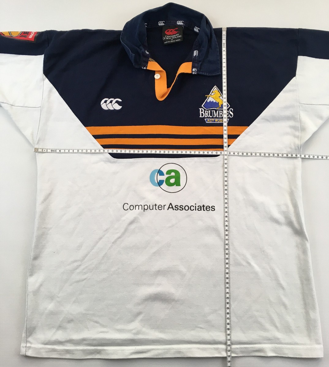 ACT Brumbies 1999 2001 Vodafone Rugby 12 Australia CCC shirt