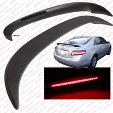 FOR 07-11 Toyota Camry JDM Rear Trunk Spoiler Wing with LED 3rd Brake Light