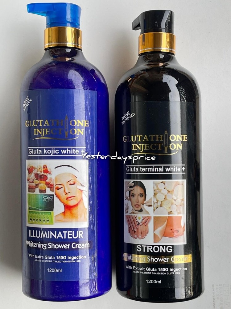 GLUTATHIONE INJECTION SHOWER BATH CREAM GEL 1200ML