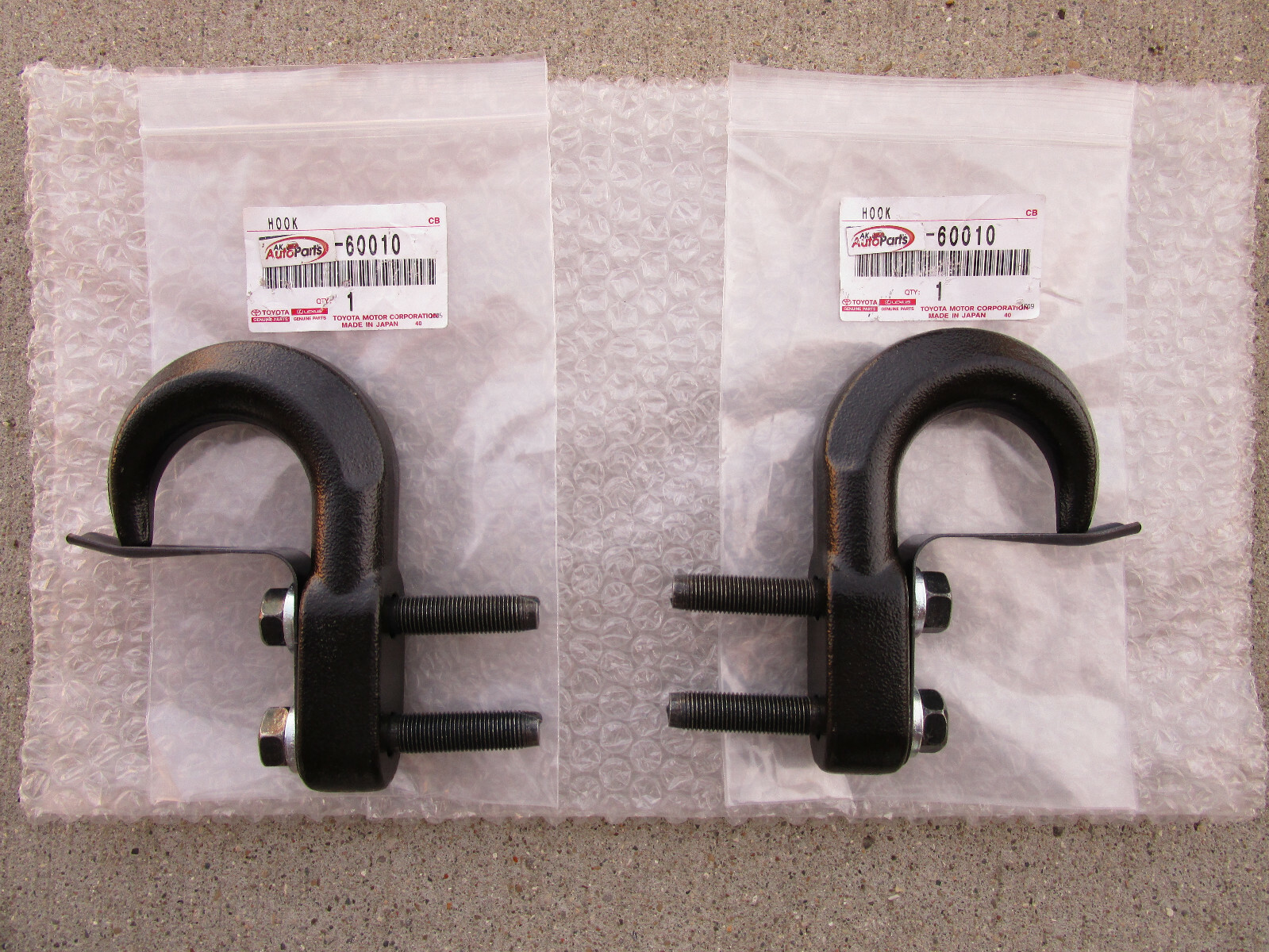 OEM Toyota Land Cruiser FJ40 Front Side Marker Light Set - New, Chrome & Amber