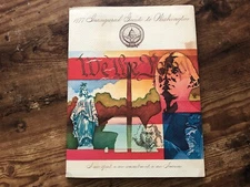 Vintage 1977 INAUGURAL guide to WASHINGTON Jimmy Carter Map Booklet Mondale