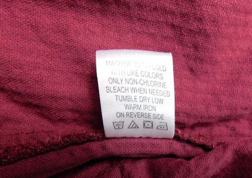 Vintage 90s Corduroy Shacket Shirt Jacket Dark Red Chore Button Women's Size Med - Picture 6 of 7