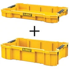 TOUGHSYSTEM 2.0 Shallow Tool Tray and TOUGHSYSTEM 2.0 Deep Tool Tray
