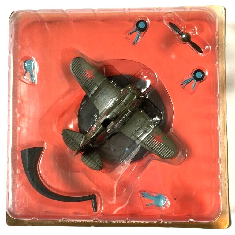 Avion Polikarpov I-16 Type 24 au 1/72 en métal pour collectionneur