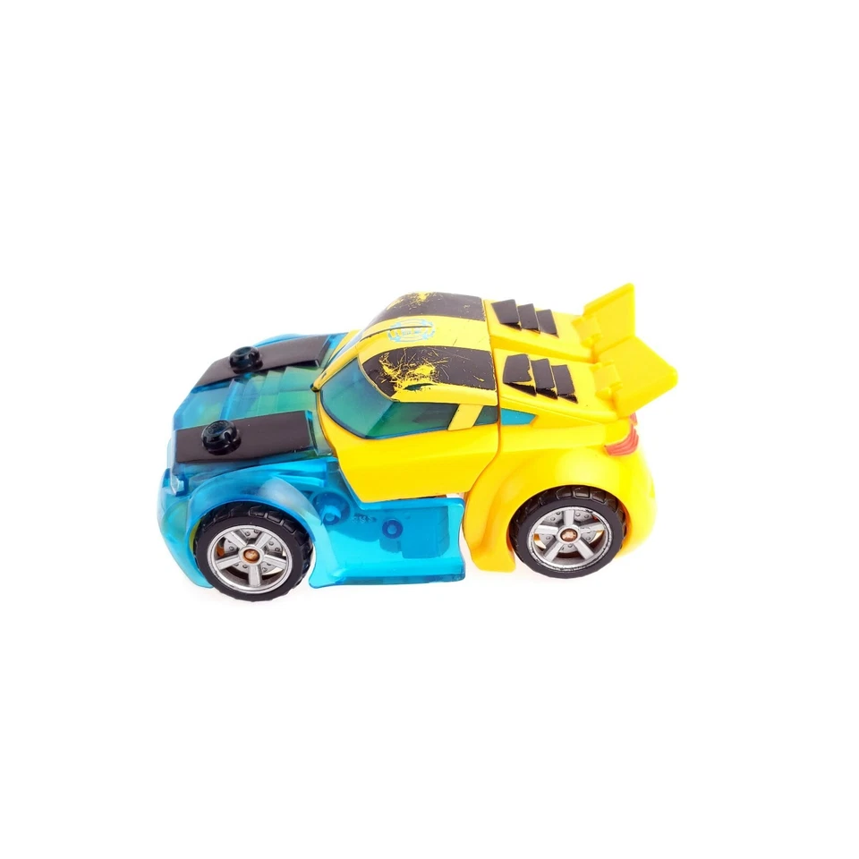 Transformers Yellow Car Completely Transforms Into A Bot 6 Standing  USA Seller - Image 3 of 4