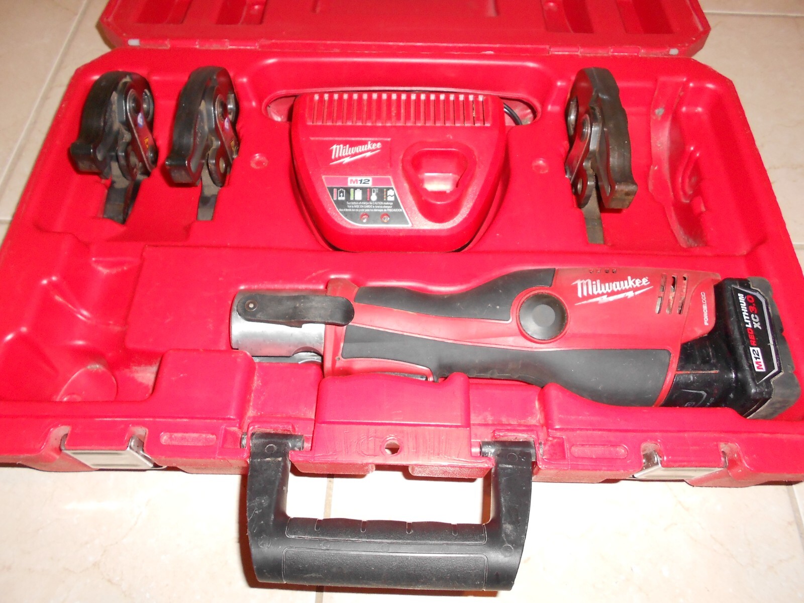 MILWAUKEE 247322 M12 FORCE LOGIC PROPRESS TOOL RIDGID PROPRESS eBay
