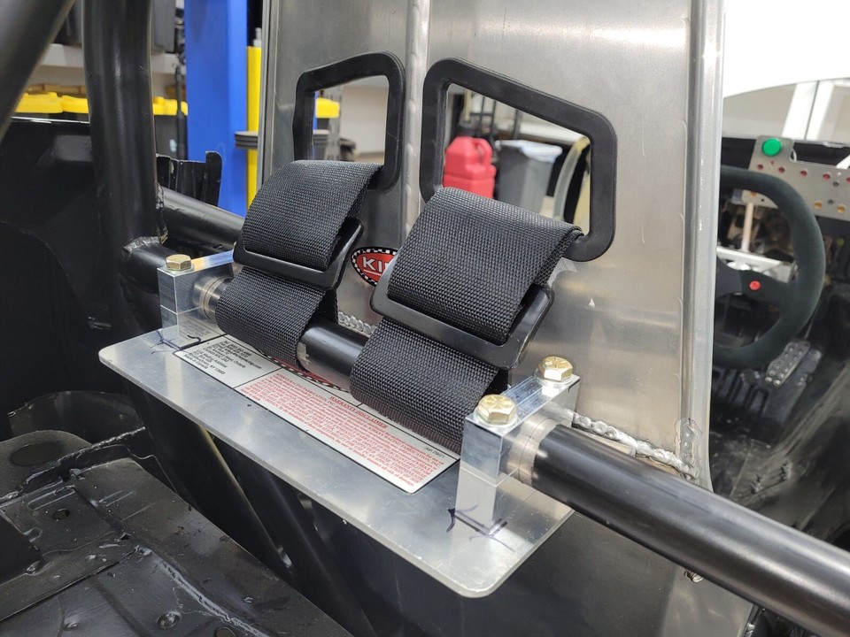 SEAT BACK BRACE MOUNT INSTALATION KIT BILLET CNC FITS KIRKEY UNIVERSAL