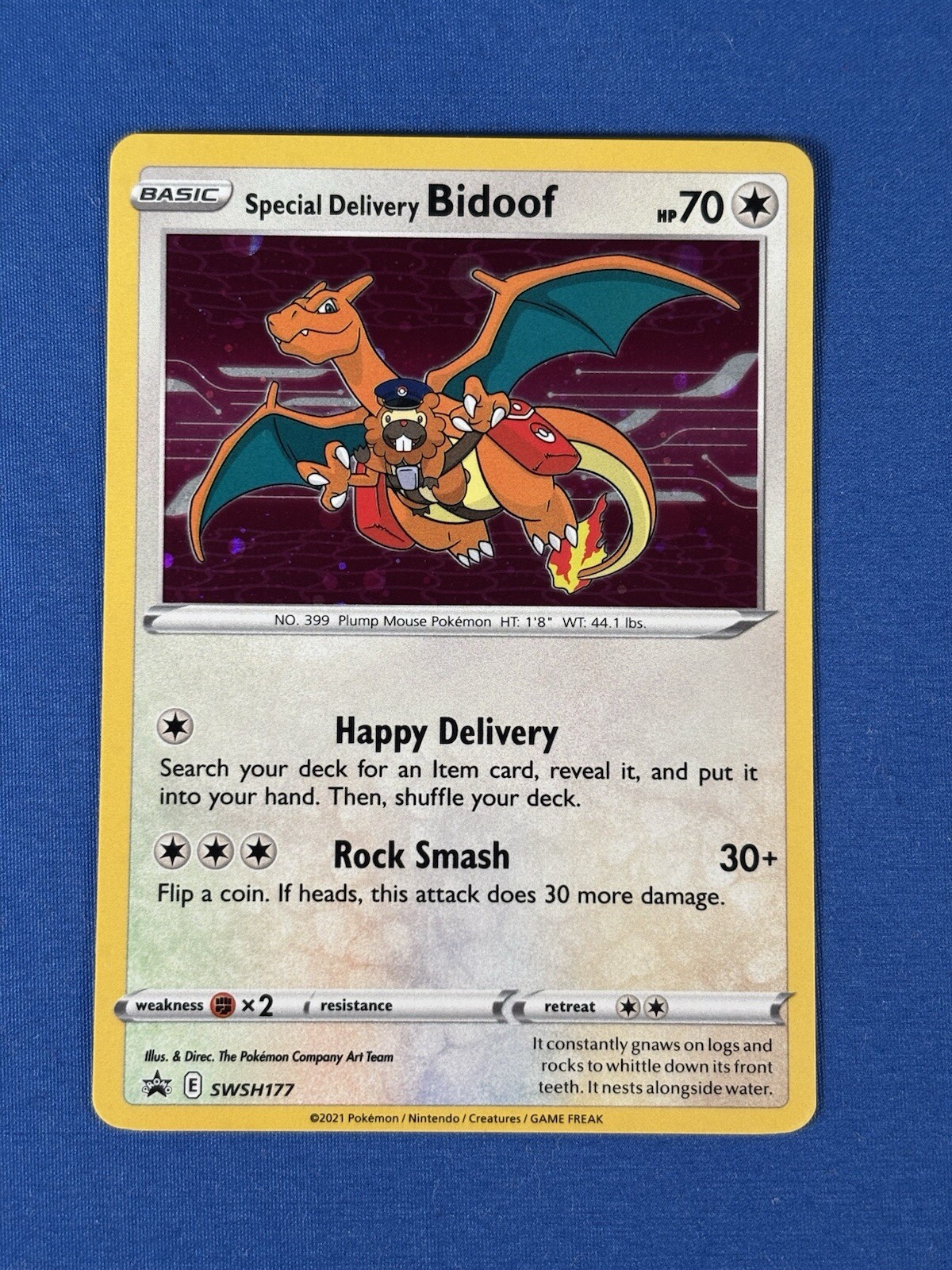 Special Delivery Bidoof 2021 Sword & Shield: Black Star
