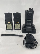 Motorola Radius P1225, UHF 450-470,  Antenna, USED 3 Battery, Charger