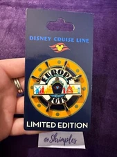 DISNEY PIN EUROPE 2018 Disney CRUISE LINE DCL Limited Edition NEW on Card HTF