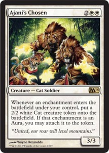 Ajani's Chosen - Foil x1 - Magic 2014 - NM-Mint, English - Magic 2014