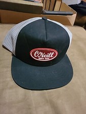O'Neill Since 1952 Snapback Trucker Hat Black with Mesh Back