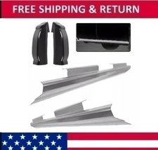 For 99-07 Chevy Silverado GMC Sierra 4 Door Crew Cab Rocker Panels & Cab Corners