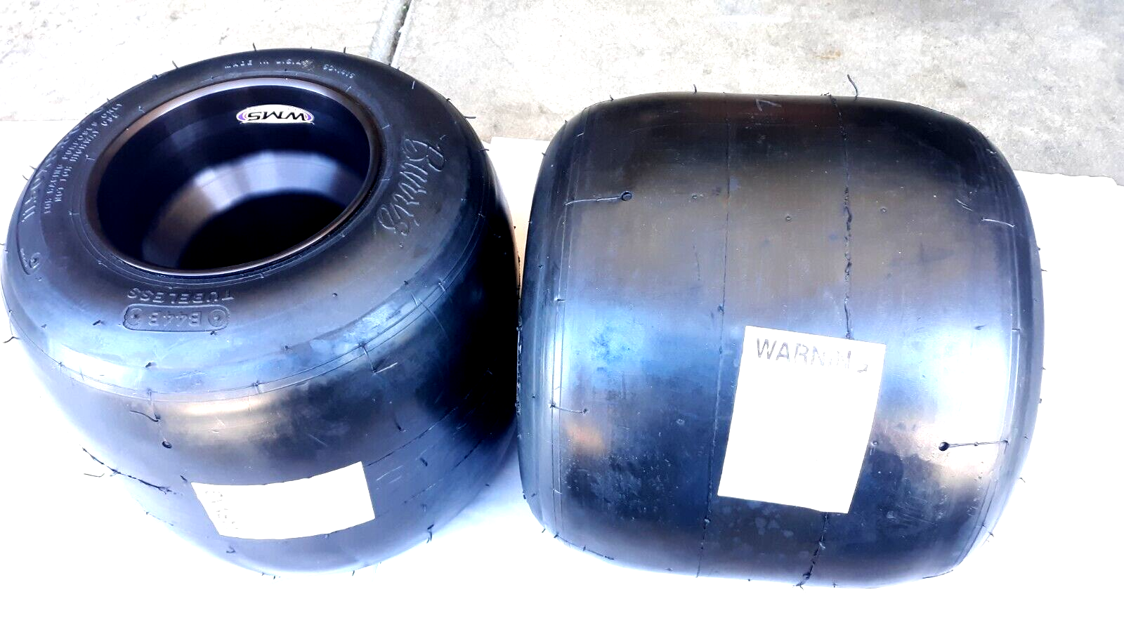 BRAND New Burris 6" Kart Racing Tires 11.5x9.5x6 (B44B) On New WMS