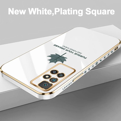 Maple leaves Lanyard Case Cover Plating For Xiaomi Redmi Note 12 11 Pro Poco X5 - Picture 6 of 19