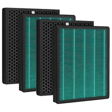 4x Replacement True HEPA Filter for Coway Airmega Max 2 Air Purifier 300/300S