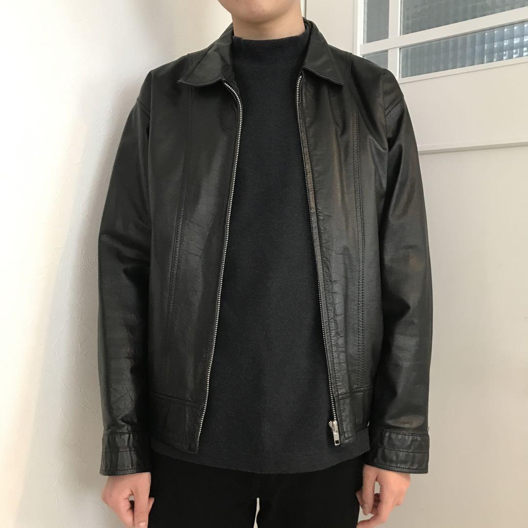 ジャケット・アウター 70sBIGE#L\"E\"vis559vintageblanketjacket 70'S Vintage Made In Japan Leather Jacket Riders Blouson