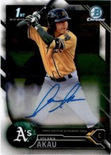 2016 Bowman #CPA-IA Iolana Akau Chrome Auto