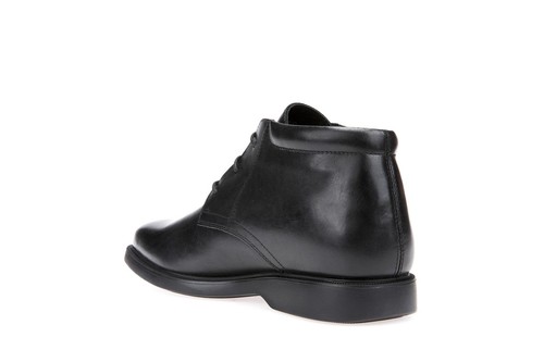 GEOX Amphibiox Hombre Cuero Suave Negro Botas Impermeables (Brayden) Talla 6-11 - Imagen 4 de 7