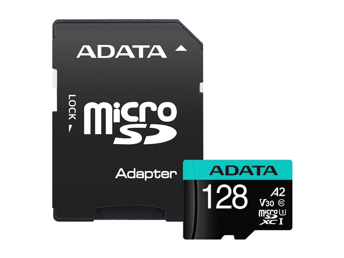 ADATA 128GB Premier Pro microSDXC UHS-I U3 / Class 10 V30 A2